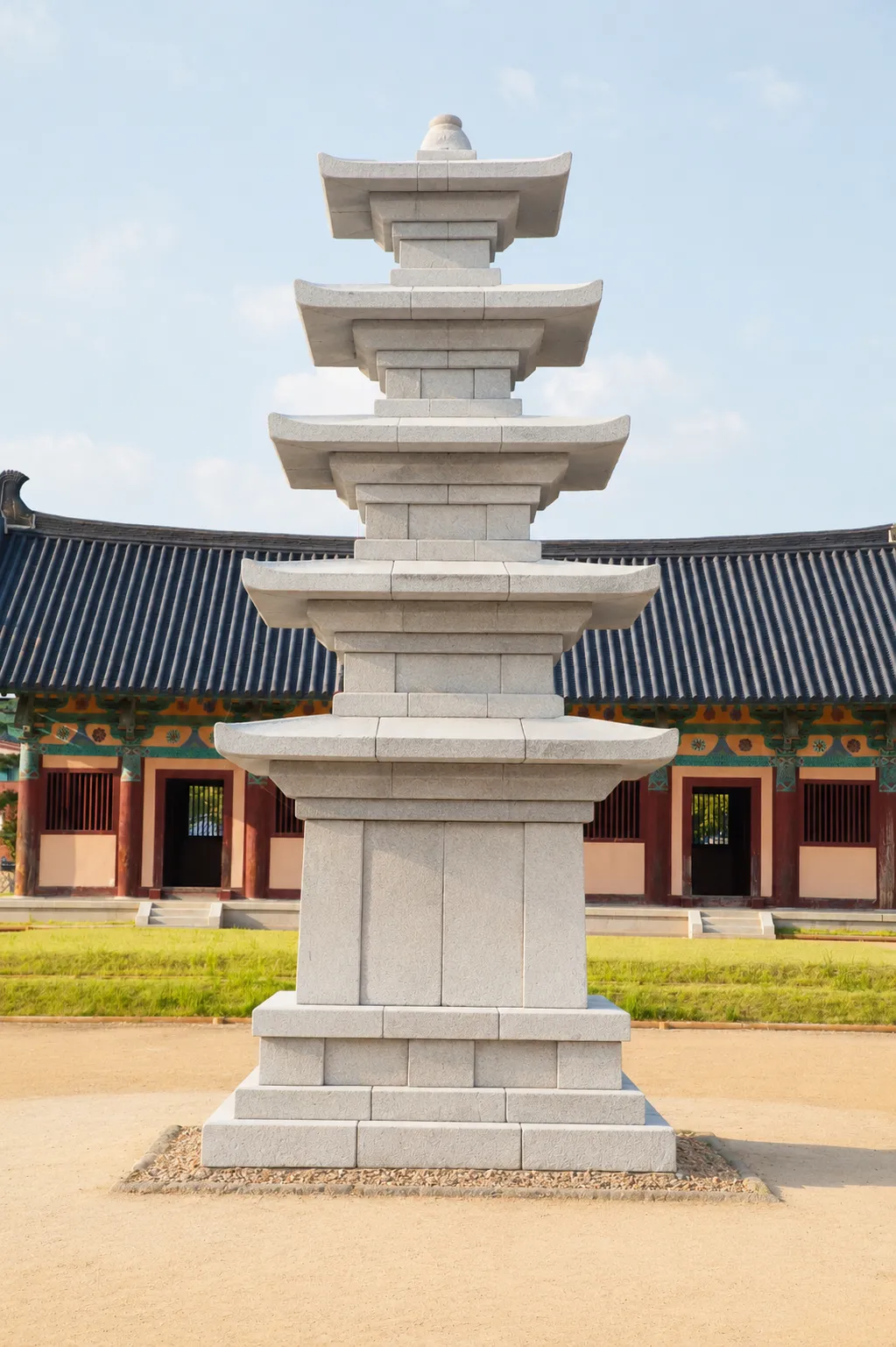 Jeongnimsa five-story stone pagoda (reconstructed)