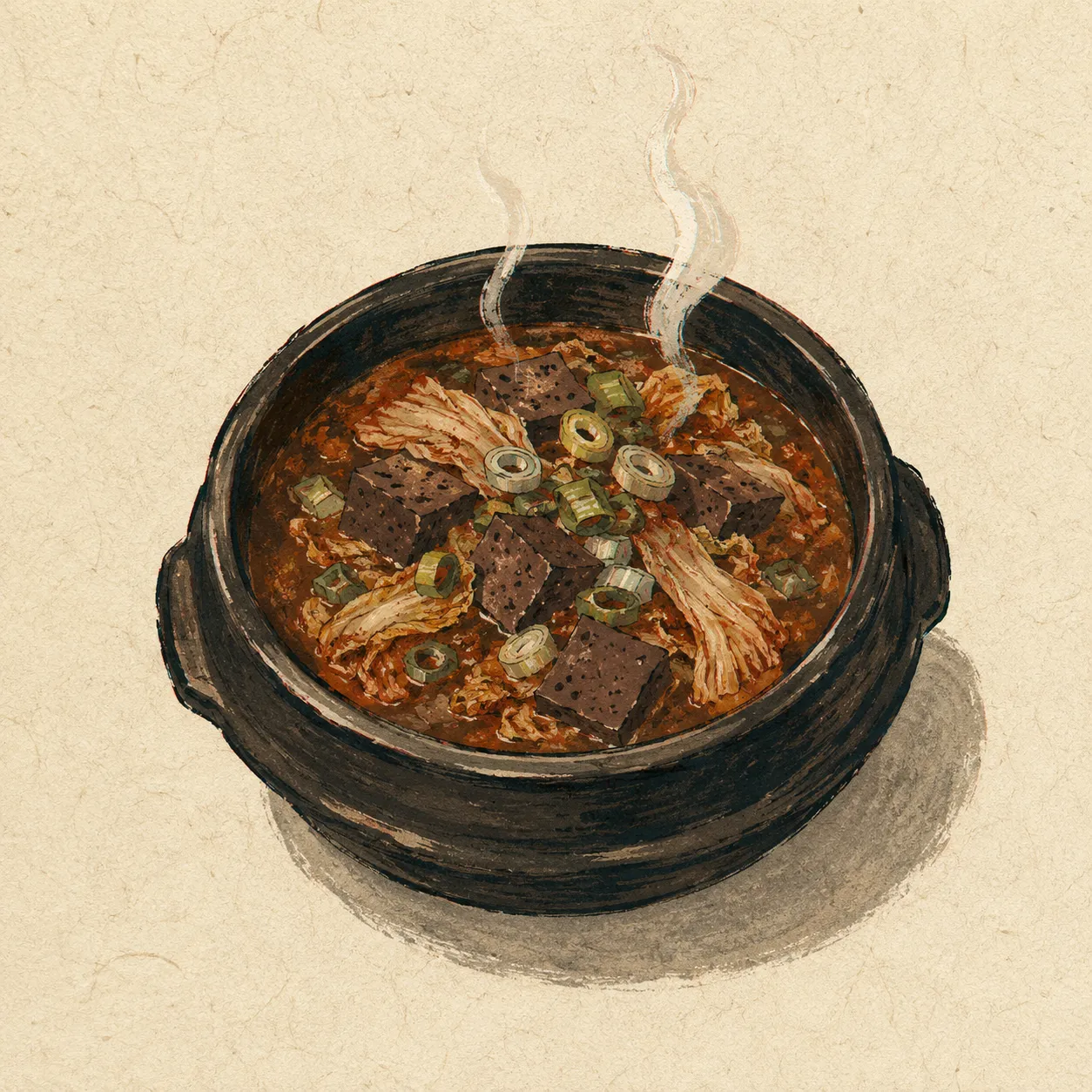 A ttukbaegi of haejangguk